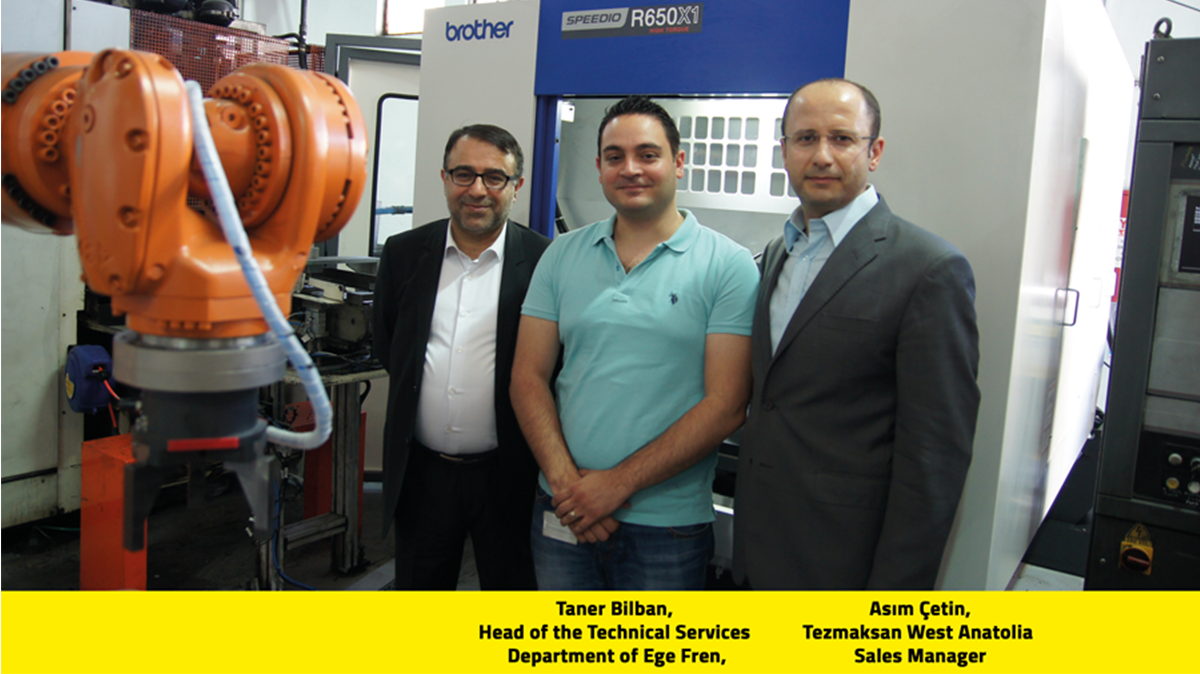 Ege Fren is ready for Industry 4.0 with TEZMAKSAN’s robotics automation application